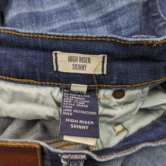 Madewell High Riser Skinny Womens Size 28 Stretch - Picture 6 of 6